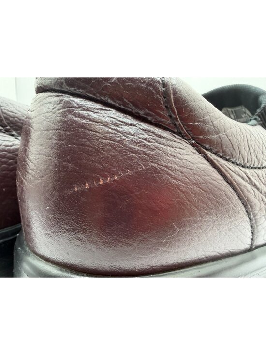 SAS Side Gore Cordovan Loafers Mens Size 12WW Burgundy Casual Slip On Shoes main image 5